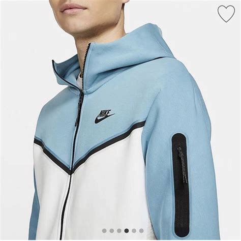 nike tech fleece baby blauw